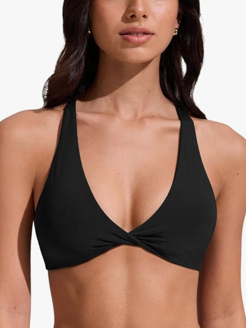 CRZ YOGA Women's Twist Front Multi Strap Bikini Top Size X-Large